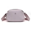 Minimalist casual nylon crossbody shell bag for women, stylish daily shoulder purse. - Lilac Purple