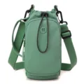 Green mini crossbody bag casual sling bag adjustable strap lightweight fashion shoulder bag - Green Apple