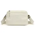 Borsa a tracolla minimalista casual in nylon da donna, borsa giornaliera leggera. - Avorio