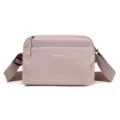 Borsa a tracolla da donna minimalista casual, leggera e pratica per l'uso quotidiano. - Rosa loto