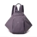 Stylish multi-functional commuting dumpling backpack in elegant purple, large capacity, durable fabric. - Violet