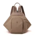 Stylish khaki women backpack casual multi-functional shoulder bag daily commute dumpling bag - Rose Pink