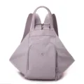 Light purple dumpling backpack, casual commuter multifunctional sports fitness double shoulder bag. - Lilac Purple