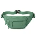 Green nylon waist bag casual fashion crossbody chest bag for women daily outdoor travel - Green Apple