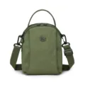 Green nylon crossbody bag lightweight multi-layer shoulder bag casual daily handbag - Green