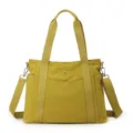 Large capacity oxford cloth women shoulder bag casual versatile tote commuting bag. - Honey Yellow