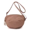 Mini solid color crossbody bag for women, casual daily shoulder bag with adjustable strap. - Candy Pink