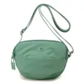 Women green crossbody bag casual minimalist mini shoulder bag phone bag solid color summer new - Green Apple