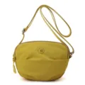 Yellow mini crossbody bag for women, casual solid color shoulder bag with adjustable strap. - Honey Yellow
