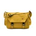 Yellow waterproof messenger bag for men and women, large capacity casual shoulder bag. - L / Yellow