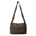 Nylon Crossbody Bag for Women Versatile Commuter Messenger Bag Large Capacity Shoulder Bag - L / Coffee