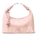 Sac à épaule hobo pour femme rose sac cabas élégant et décontracté avec charm fleur mignon - Rose