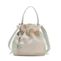 Nouveau sac seau en toile brodé style chinois femmes sac bandoulière décontracté - Vert