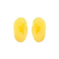 Silicone Ear Model Pair Soft Human Anatomy Piercing Display Practice Tool for Jewelry Shop - Yellow (Left Ear)