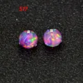 G23 titanium aurora jelly opal piercing ball top, versatile labret and cartilage stud accessory. - Aurora Opal Bead Top / 0.9*4mm Thread / Iridescent Pink (OP517)