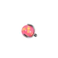 G23 Titanium Pink Opal Piercing Ball Accessory Body Jewelry Variant Skinfriendly - Aurora Opal Bead Top / 0.9*4mm Thread / Iridescent Pink (OP540)