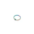 Stainless steel captive bead ring colorful body piercing nose ring lip piercing jewelry - Colorful