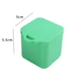 Boîte de conservation carrée en silicone étanche avec couvercle pour bébé cuisine - Ours en peluche / Vert
