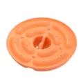 Orange silicone sausage mold, DIY homemade hot dog maker for baby food supplement baking tool. - Food-Grade Silicone Material / Coral Orange