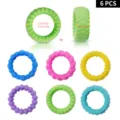 Σετ αισθητηριακών δαχτυλιδιών σιλικόνης fidget toy μαλακά δαχτυλίδια αποσυμπίεσης 6τμχ - Πολύχρωμο / Συσκευασία των 6 (Συσκευασμένο σε Σακούλα)