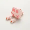 Aide-baguettes en silicone voiture rose, accessoire d'entrainement mignon pour enfants. - Voiture Rose Helper