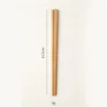 Baguettes en bois aide entrainement ensemble de vaisselle portable 16.2cm outil cuisine pro - Baguettes en bois de rose de 16 cm