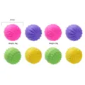 Bolas antiestrés sensoriales de silicona set fidget toys, juguetes táctiles 27mm - Paquete de 8 Colores de Caramelo