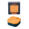 Boite a bento en silicone chat de dessin anime micro-onde conteneur de stockage ensemble - Boîte de conservation carrée - Vert