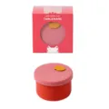 Jolie boîte à bento en silicone avec design de chat mignon, conteneur alimentaire micro-ondes - Bol à soupe - Rouge