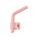 Pink silicone straw replacement accessory for baby feeding cups and bowls training tableware - Straws / Pink