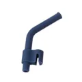 Dark blue silicone replacement straw with holder for baby training cup and daily tableware. - Straws / Blue