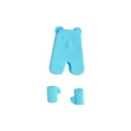 Variante d'aide à l'apprentissage des baguettes en silicone ours bleu pour enfants. - Ours Bleu Helper