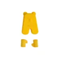 Aide aux baguettes d'entraînement en silicone pour enfants joli design d'ours jaune bébé sûr - Ours Jaune Helper