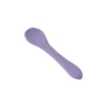 Cuillère pour bébé en silicone violette, douce et sûre pour l'alimentation infantile. - Cuillères en silicone (Violet)