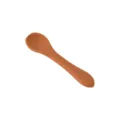 Cuillère pour bébé en silicone terracotta, ustensile d'alimentation sûr pour les nourrissons. - Cuillère en silicone - orange