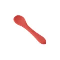 Cuillère Bébé Silicone Corail Rouge Enfant Alimentation Douce Ustensile Sûr Lave-Vaisselle - Cuillère en silicone - rouge