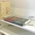 Double layer transparent storage box, desktop organizer for A4 paper and files SKU - Low Model 2284