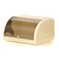 Grande scatola portaoggetti beige con coperchio, organizer per medicinali trasparente SKU - 30x13x27cm / Grigio