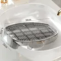 Transparent washing board for socks and small clothes, compact laundry wash board for dorm use. - Transparent Gray