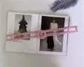 Pink transparent PVC belt with round buckle, modern clear jelly waist belt for stylish women. - Pink
