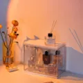 Scatola di conservazione per profumi da tavolo in acrilico trasparente e vetrina cosmetica. - Grande 1-Strato