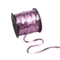 Μωβ ρολό κορδέλας πούλιες 6mm για DIY χειροτεχνίες, ρούχα και χριστουγεννιάτικη διακόσμηση. - Μωβ