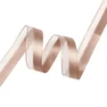Nastro in raso e organza 2.5cm variante, elegante decorazione per bouquet e pacchetti regalo. - 2,5 cm * 50 Yard / Marrone chiaro