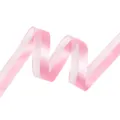 Nastro in poliestere rosa da 2,5 cm per confezioni regalo, decorazione bouquet e scatole. - 2,5 cm * 50 Yard / Rosa