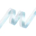 Nastro azzurro e bianco 2.5cm nastro di raso in poliestere per confezione regalo bouquet - 2,5 cm * 50 Yard / Celeste