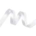 Nastro in poliestere bianco da 2,5 cm per confezioni regalo e decorazione di torte. - 2,5 cm * 50 Yard / Bianco candeggiato