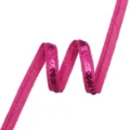Cinta de lentejuelas rosa vivo ondulada para costura DIY, árbol de Navidad y decoración. - Rosa Atardecer