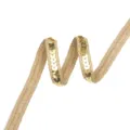 Cinta de ribete con lentejuelas doradas, tira ondulada brillante para manualidades y diy. - Dorado