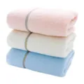 Katoenen gezichtshanddoek set in roze wit blauw zachte absorberende badhanddoeken - Eenvoudige stijl - verschillende kleuren