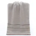 Zachte katoenen gezichtshanddoek met strepen, absorberende grijze badkamer handdoek variant. - Gestreepte Blauw